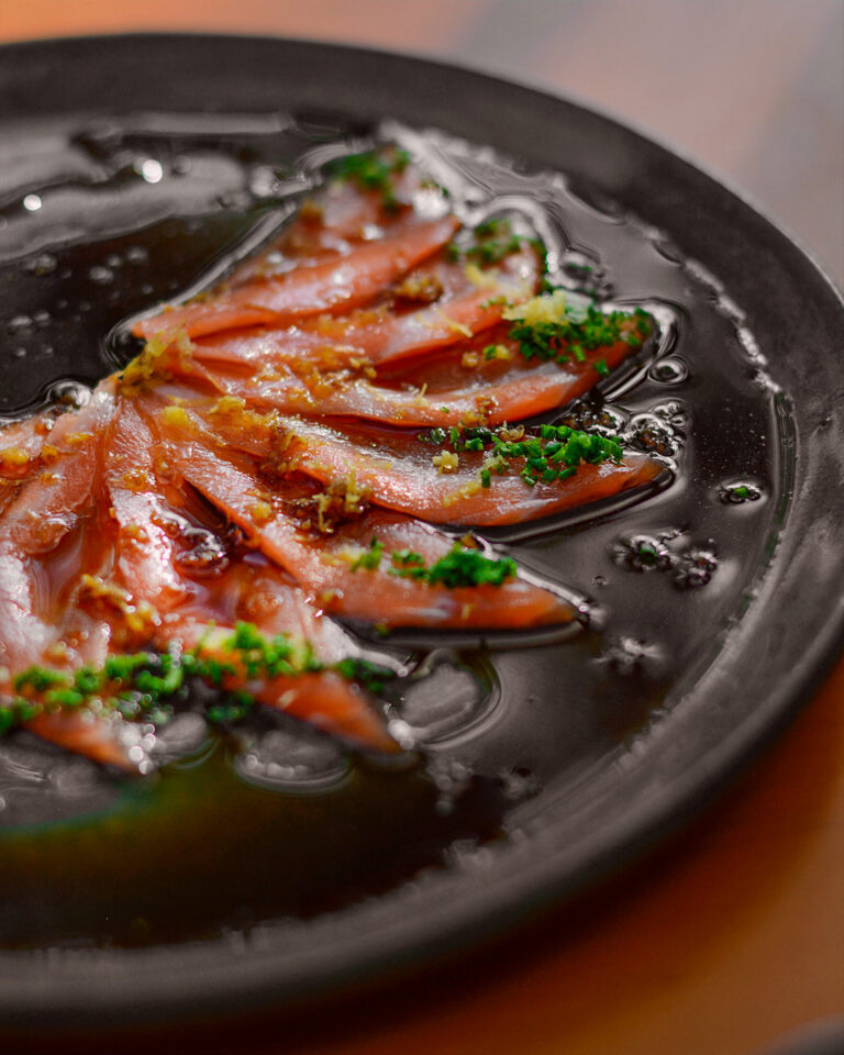 1.1 - Carpaccio de salmão