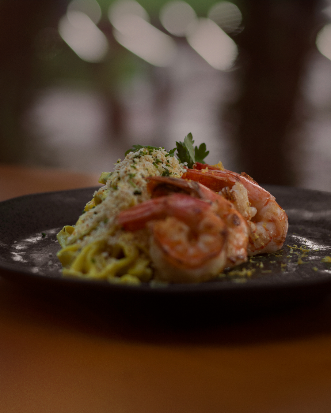 1.2 - Talharim com camarões grelhados