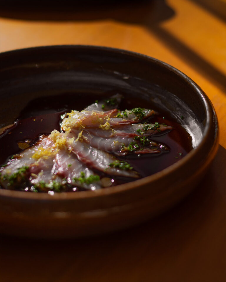 2.2 - Carpaccio peixe branco